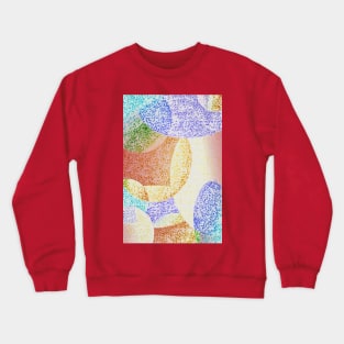 Translucent Mosaic Abstraction Crewneck Sweatshirt